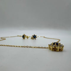Parure  Kate fiori con zirconi Argento 925