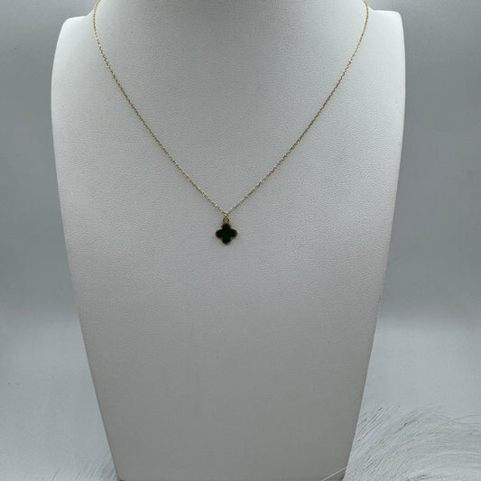 Collana rollò con fiore oro