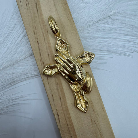 Pendente preghiera oro