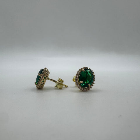 Orecchini Kate con zirconi e oro