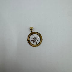 Pendente rosa dei venti oro