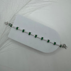 Bracciale tennis argento