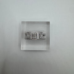 Anello trilogy oro e diamanti