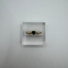 Anello milleluci con cuore con zirconi oro