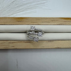Anello trilogy magic oro e diamanti