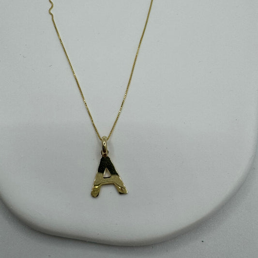 Collana veneziana con lettera oro