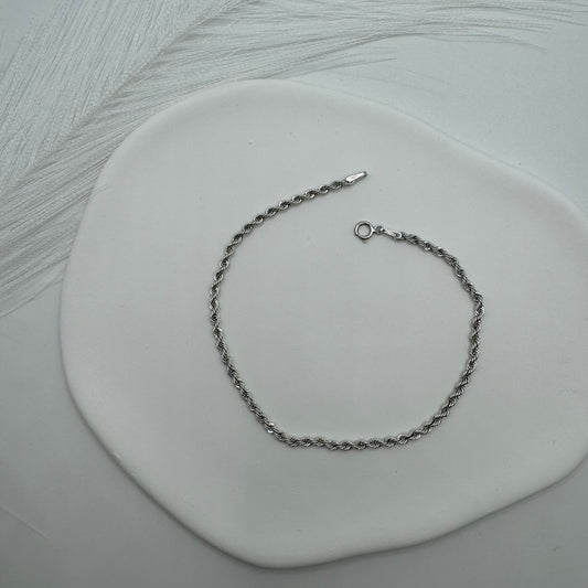Bracciale fune oro