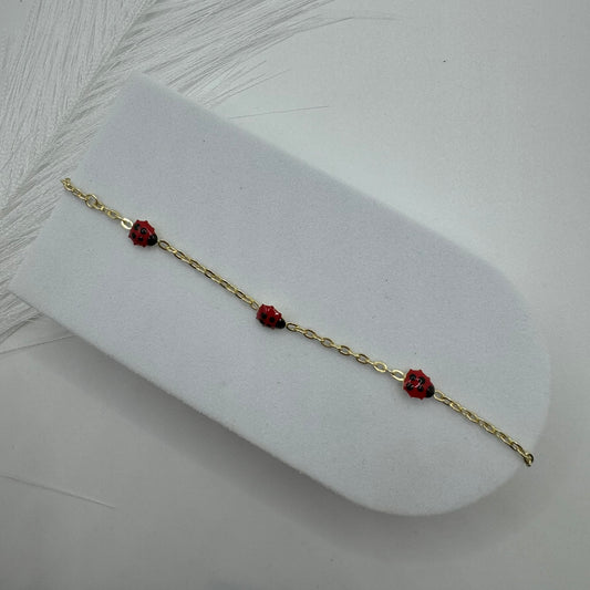 Bracciale coccinelle oro (bimbi)