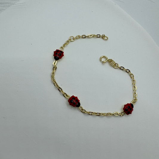 Bracciale coccinelle oro (bimbi)