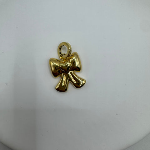 Pendente fiocco bombè oro