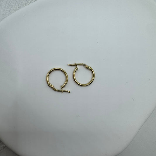 Orecchini cerchio slim oro