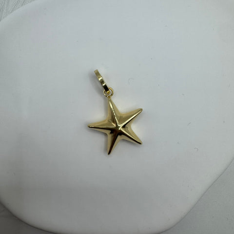 Pendente stella bombè oro