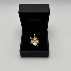 Pendente sacro cuore con spada