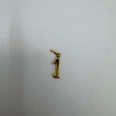 Pendente numero bombè oro