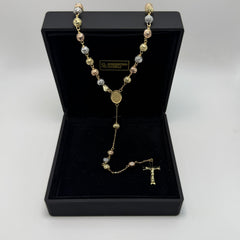 Collana rosario milleluci multicolor oro