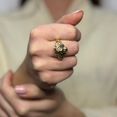 Anello Uomo leone oro
