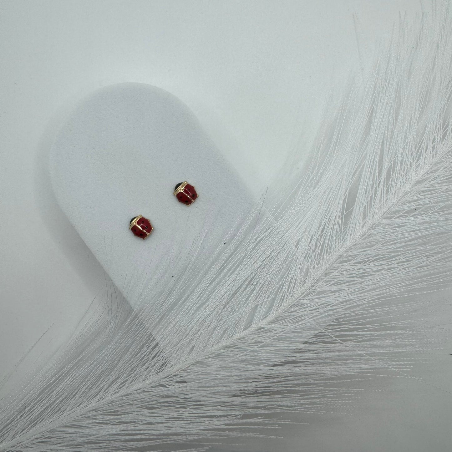 Orecchini coccinella oro