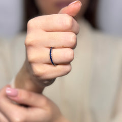 Anello Veretta con zirconi argento 925