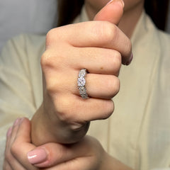 Anello Veretta Magic con zirconi argento 925