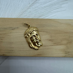 Pendente volto di cristo oro