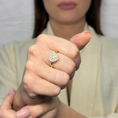 Anello cuore magic con zirconi argento 925