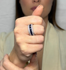 Anello Veretta baguette Argento 925