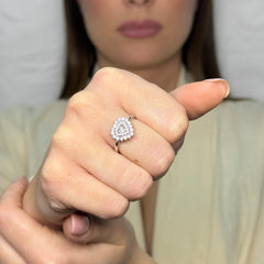 Anello cuore magic con zirconi argento 925