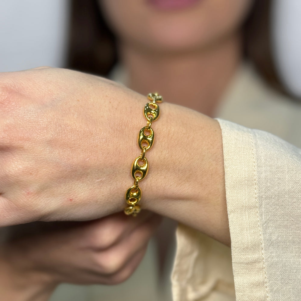 Bracciale marinara bombè argento 925