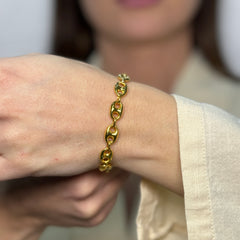 Bracciale marinara bombè argento 925