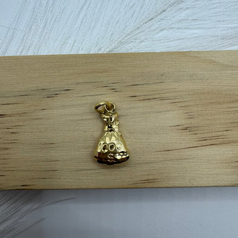 Pendente sacco di dollari oro