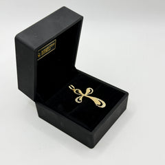 Pendente croce oro 18 kt