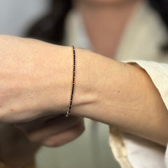 Bracciale tennis zirconi e oro