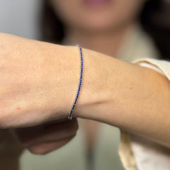 Bracciale tennis zirconi e oro