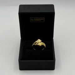 Anello abbraccio bombè oro