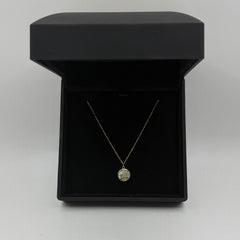 Collana medaglia angelo oro
