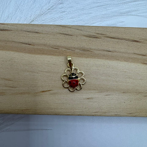 Pendente coccinella oro