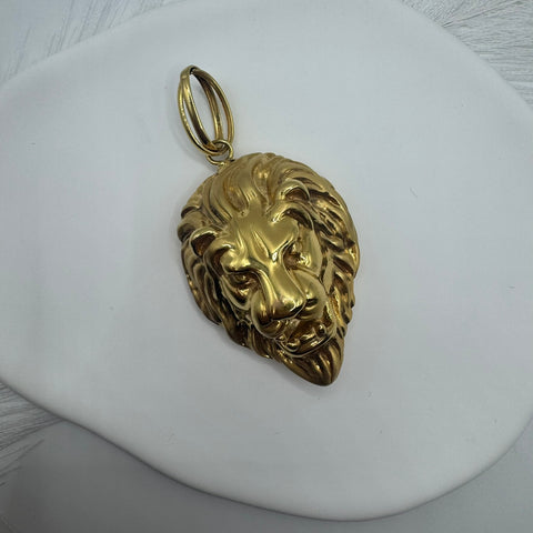 Pendente leone bombè oro