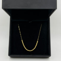 Collana con sfere oro