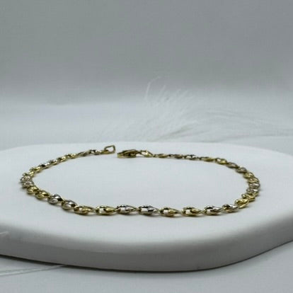Bracciale Cerini bicolor oro