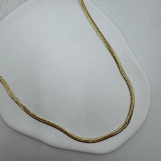 Collana groumette stretta oro