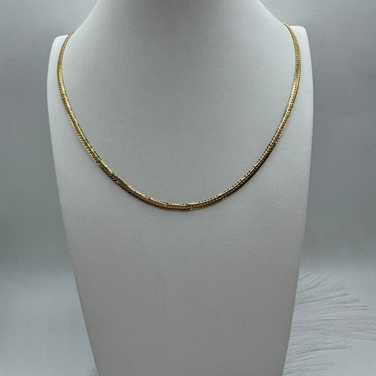 Collana groumette stretta oro