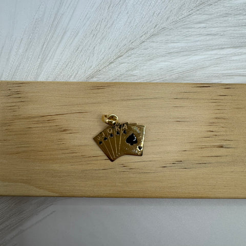 Pendente poker oro