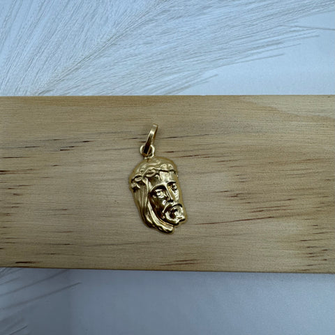 Pendente volto cristo oro