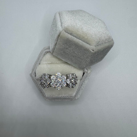 Anello fiore Trilogy  argento 925