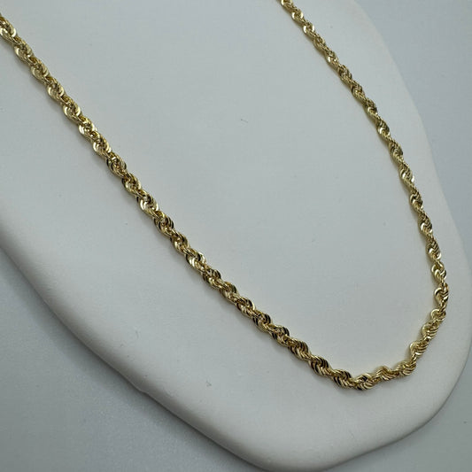 Collana fune americana slim oro