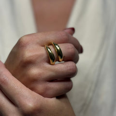 Anello fascia oro