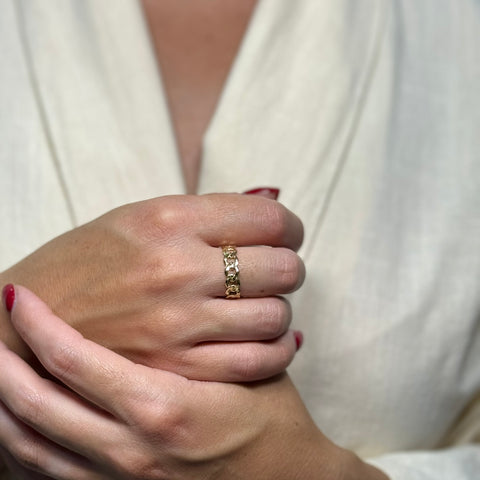 Anello groumette oro