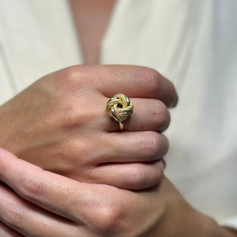 Anello nodo oro