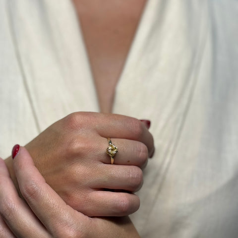 Anello nodo oro