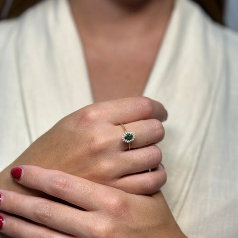 Anello Kate oro e zirconi
